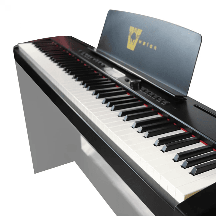 Piano digital eléctrico de 88 teclas sensibles +  Mueble Mdera 1