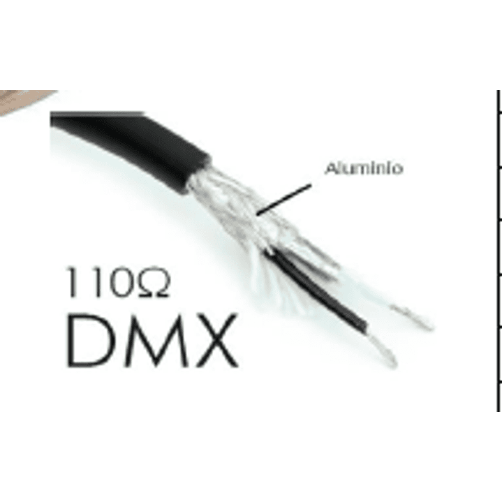CABLE ILUMINACIÓN DMX 26AWG 100 METROS 2