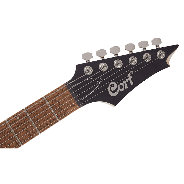 GUITARRA ELECTRICA OPEN PORE BLACK CHERRY BURST CORT X100-OPBB 3
