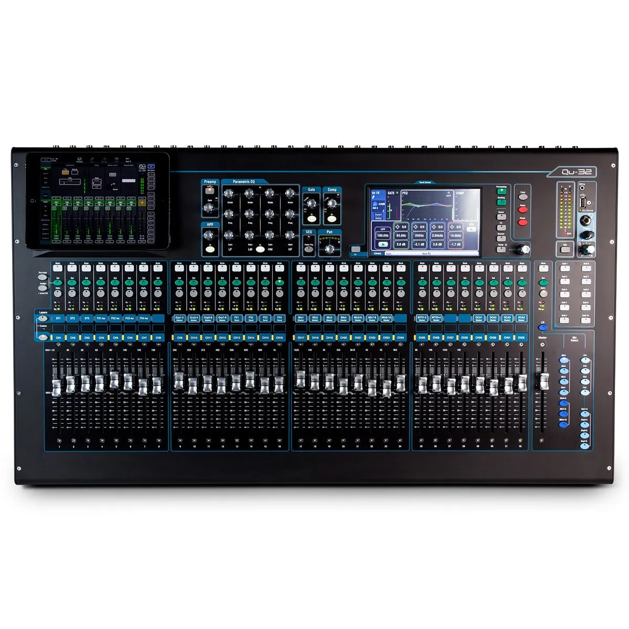 Consola digital Allen & Heath QU32 - con faders motorizados 1