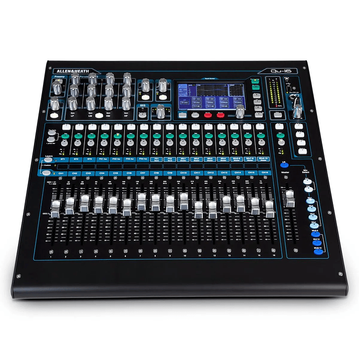 Mezclador digital Allen & Heath QU16 fader motorizados 3
