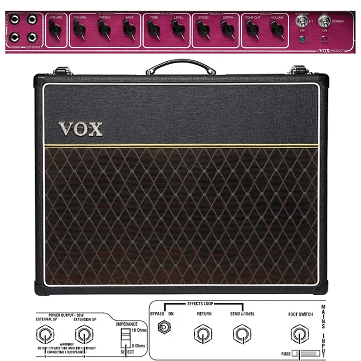 Amplificador de guitarra VOX AC30C2 - 30W 1