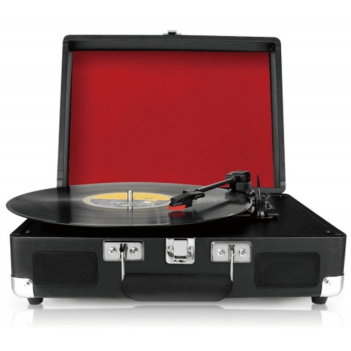 Tocadisco Con Maleta Negra ST14012-29B Bluetooth 3 Velocidades 1