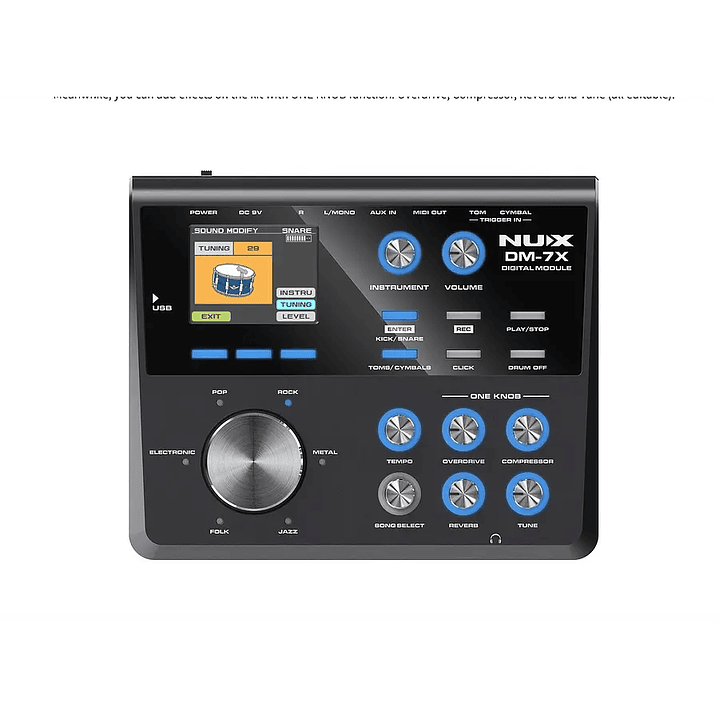 Batería Electrónica Dm-7X  4