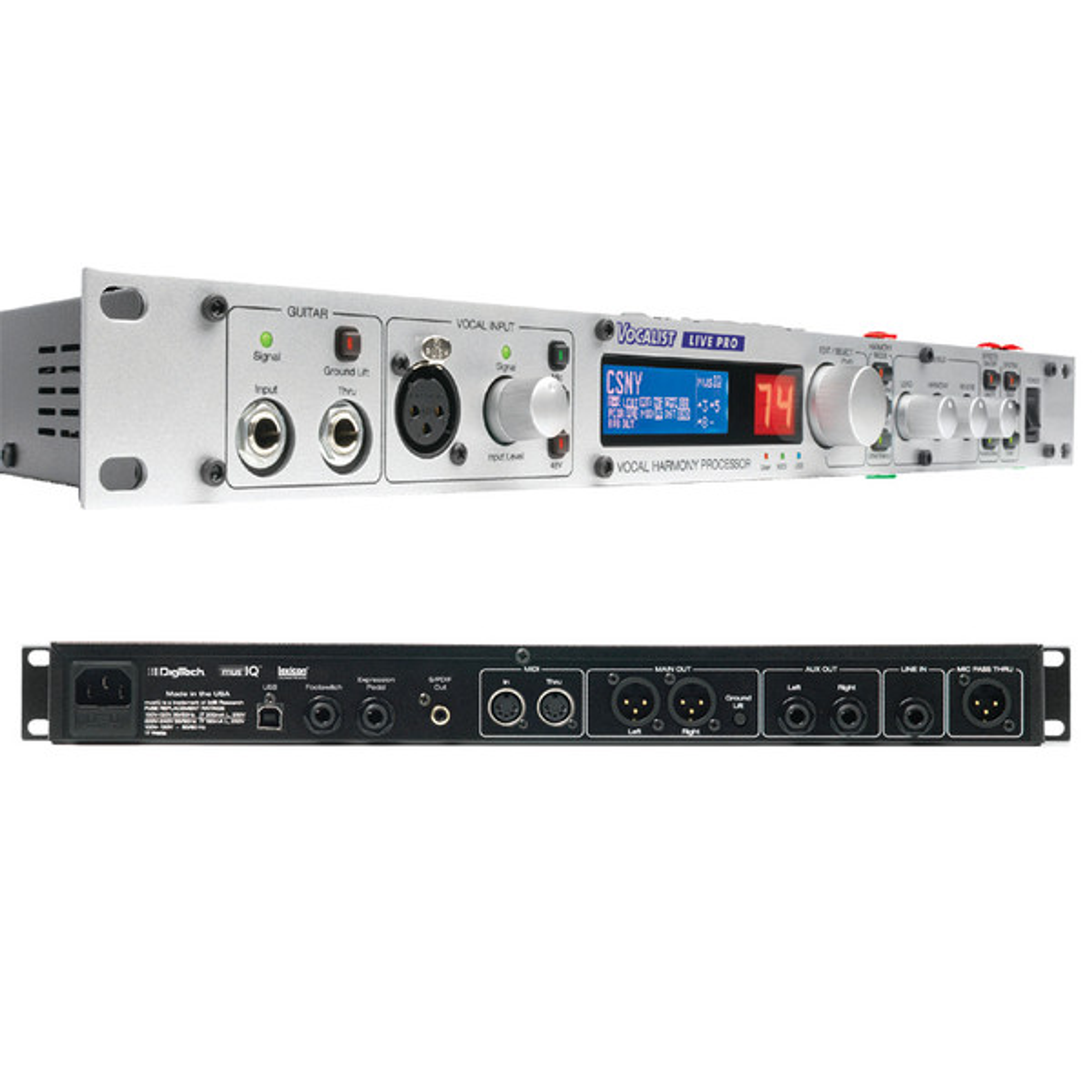 Procesador de armonía Digitech Vocalist Live Pro 2