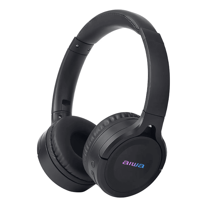 Auriculares Aiwa On-ear Inalámbricos Bluetooth Negro 1