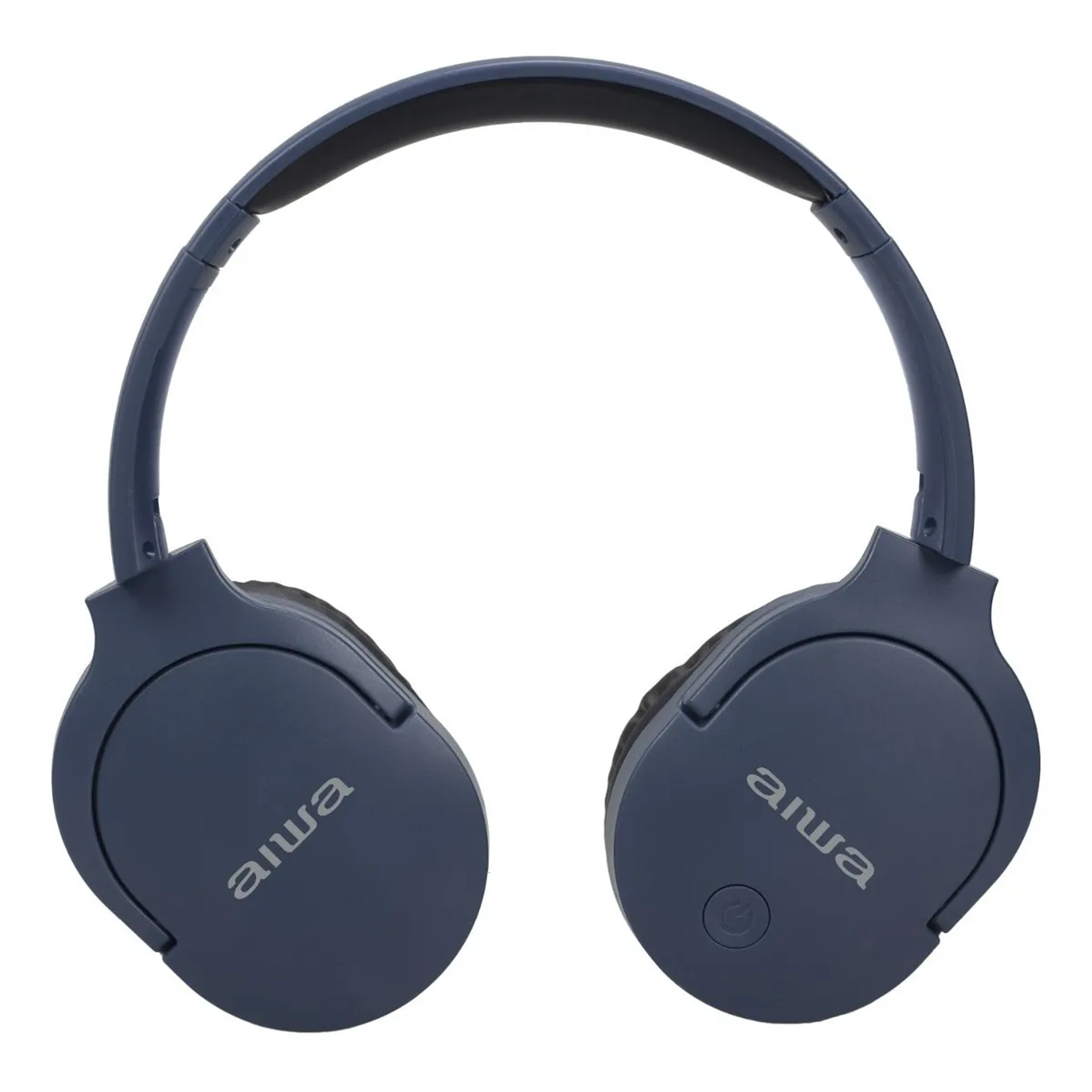 Audífonos Aiwa On-ear Bluetooth Micrófono Aux Aw-k11b - Vc Color Azul 2