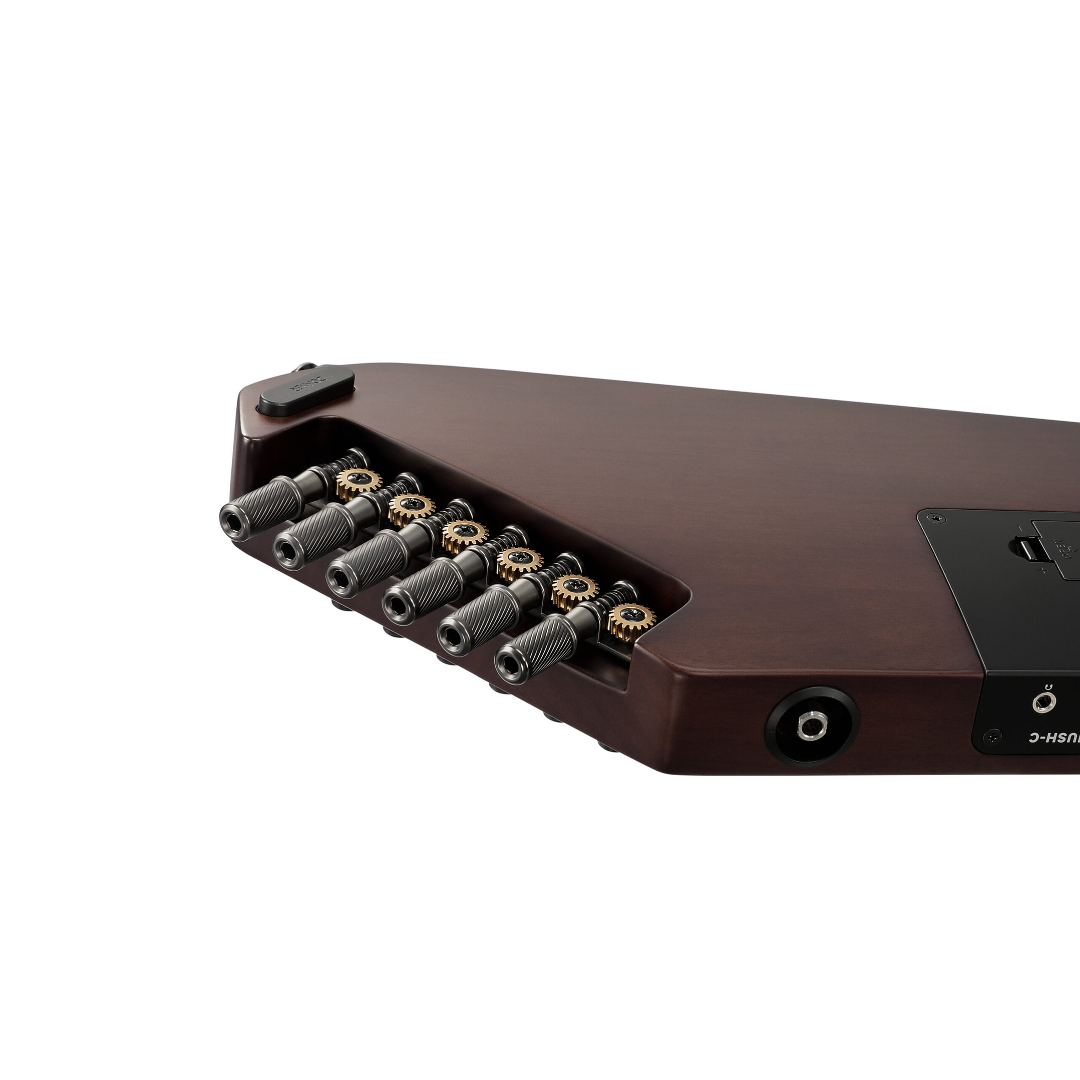 Donner HUSH-C – Guitarra clásica eléctrica de nylon portátil 3