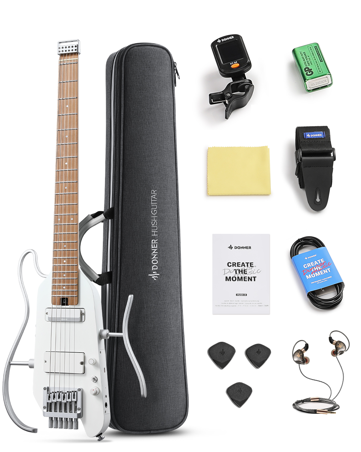 Donner HUSH-X Pro guitarra eléctrica