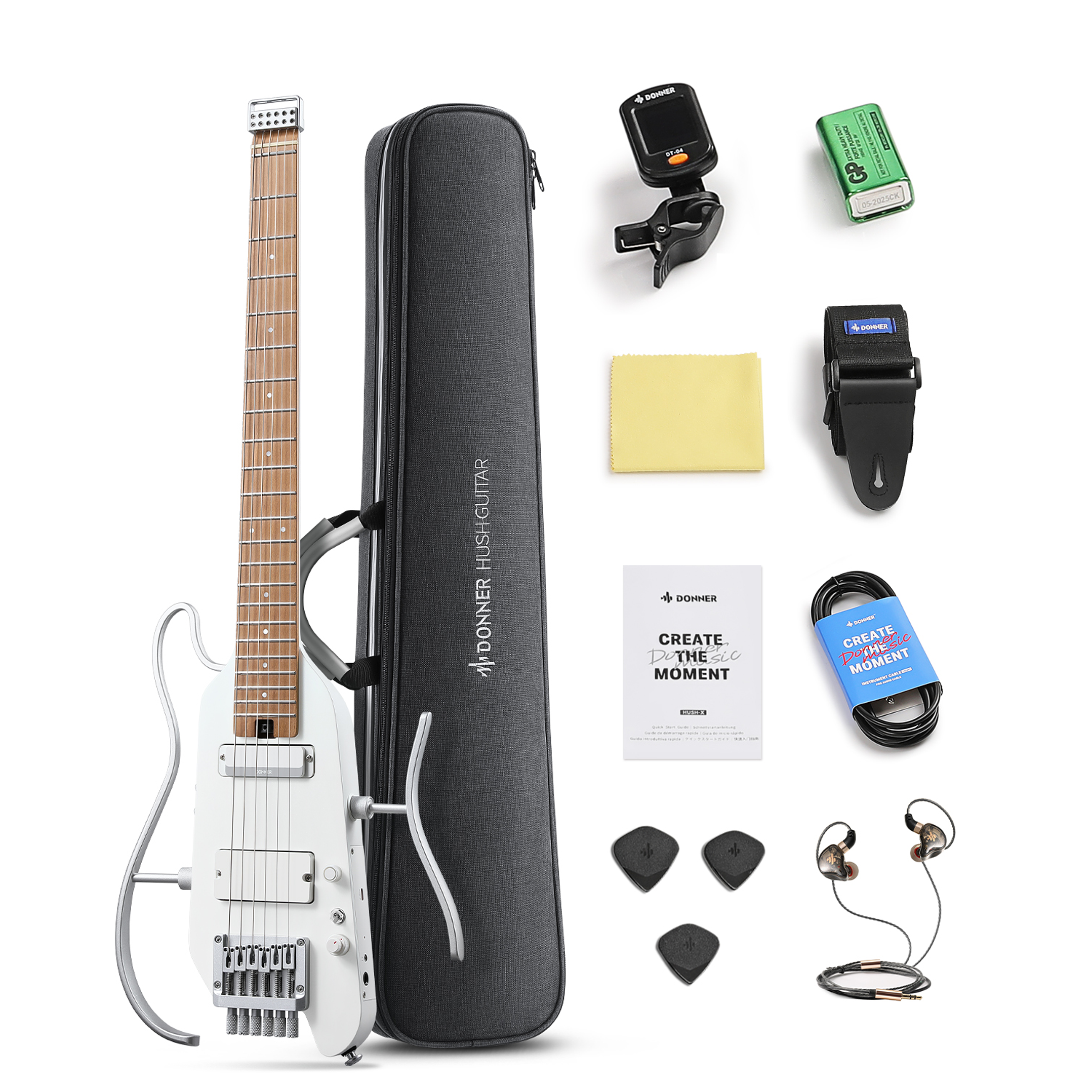 Donner HUSH-X Pro guitarra eléctrica 2