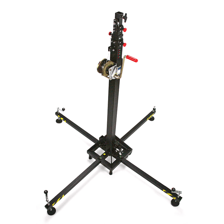 orre elevadora telescópica con patas extraíbles FENIX MEGARA 150 + Soporte ajustable FENIX AC-508 para truss 2