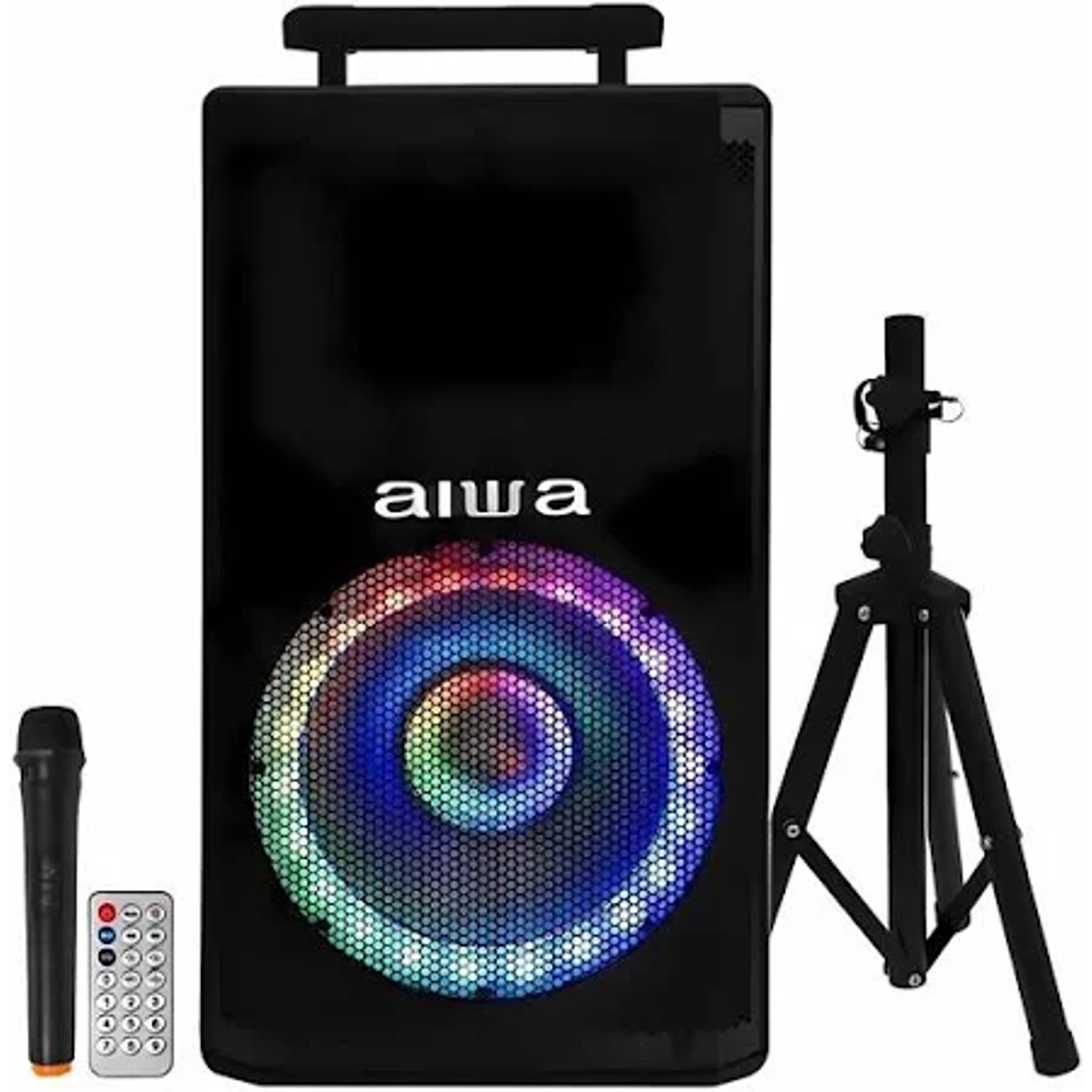 Parlante Bluetooth Portatil Karaoke 800w Tws Aiwa Awts-p12k 1