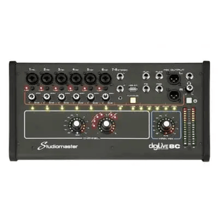 DIGILIVE 08C 8 canales mixer digital 1