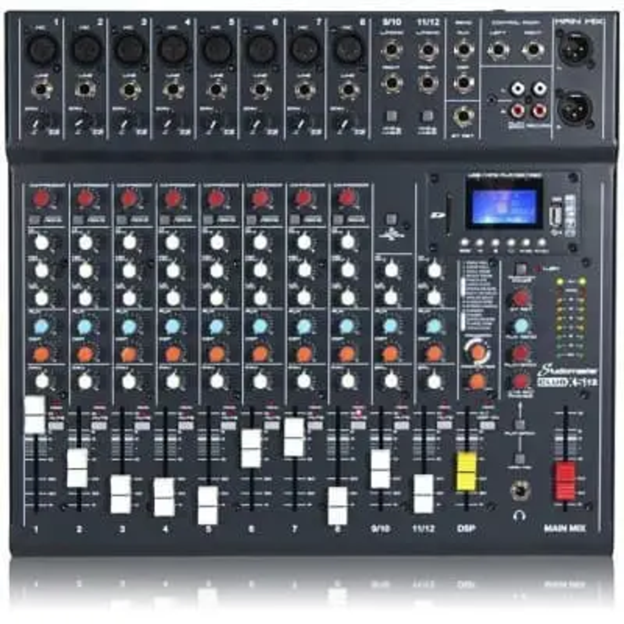CLUB XS12R Mixer de 12 entradas con USB/SD/BT 1