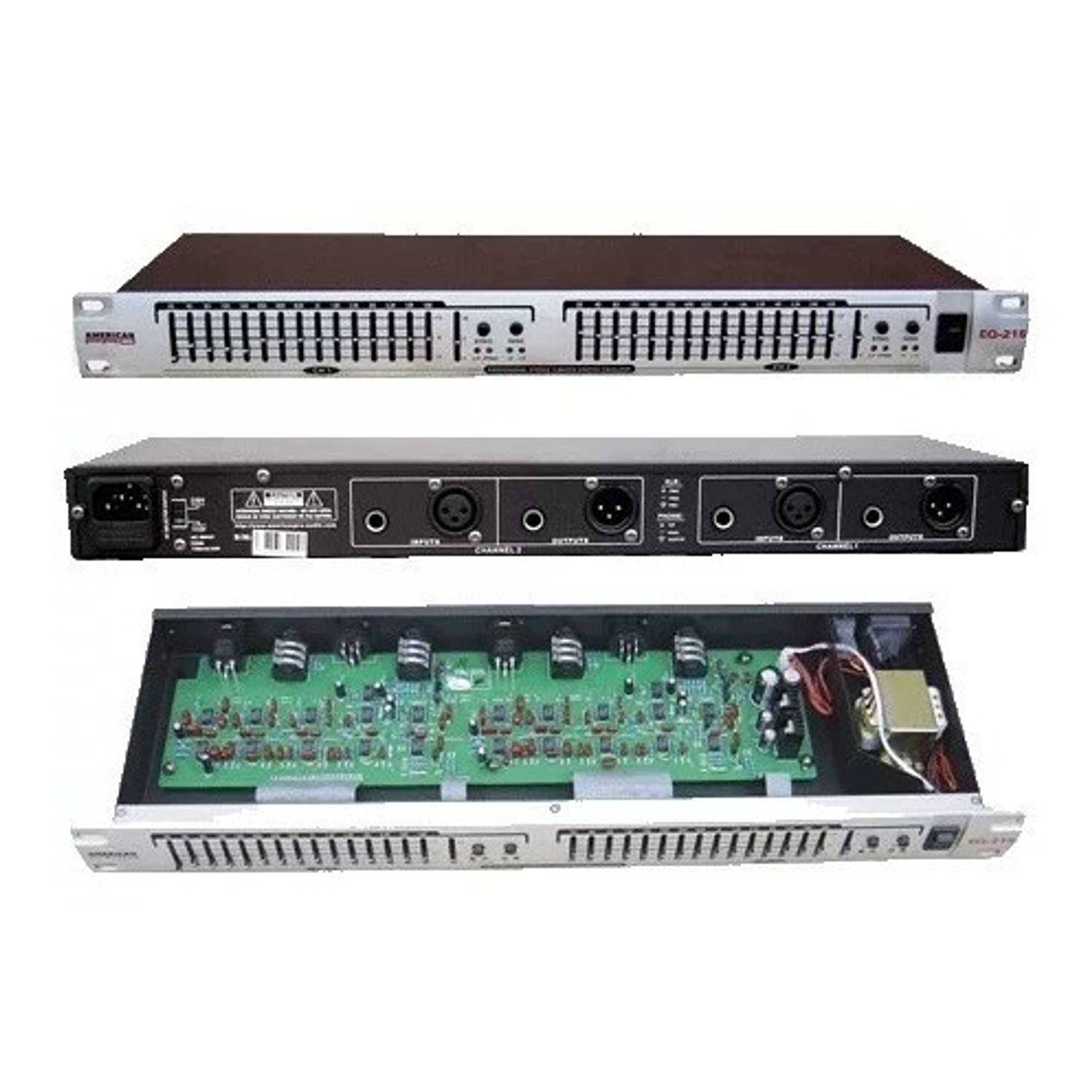 EQ-215 ECUALIZADOR ST. 2 X 15 BANDAS AMPRO 2