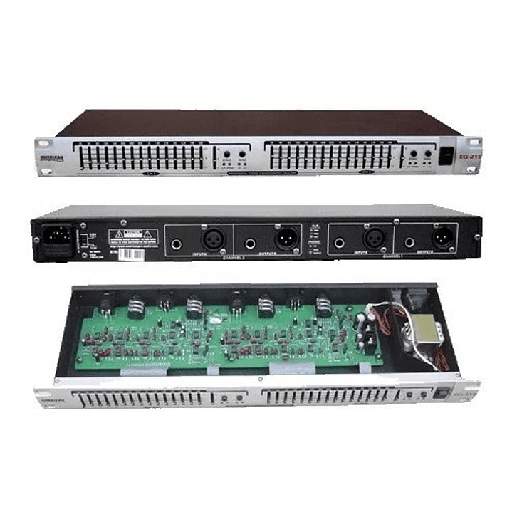 EQ-215 ECUALIZADOR ST. 2 X 15 BANDAS AMPRO 2