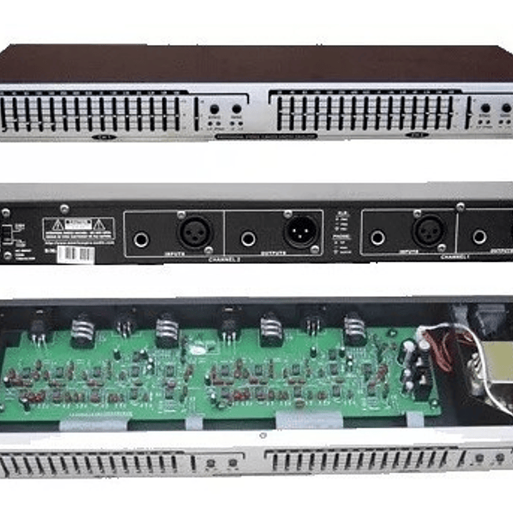 EQ-215 ECUALIZADOR ST. 2 X 15 BANDAS AMPRO 2
