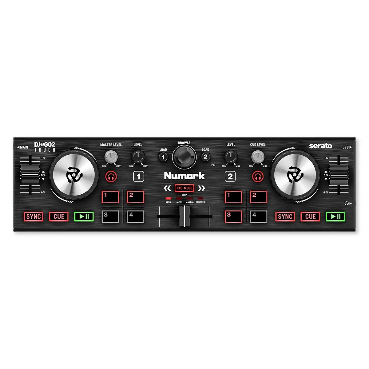 Controlador Dj DJ2GO2 Touch Numark