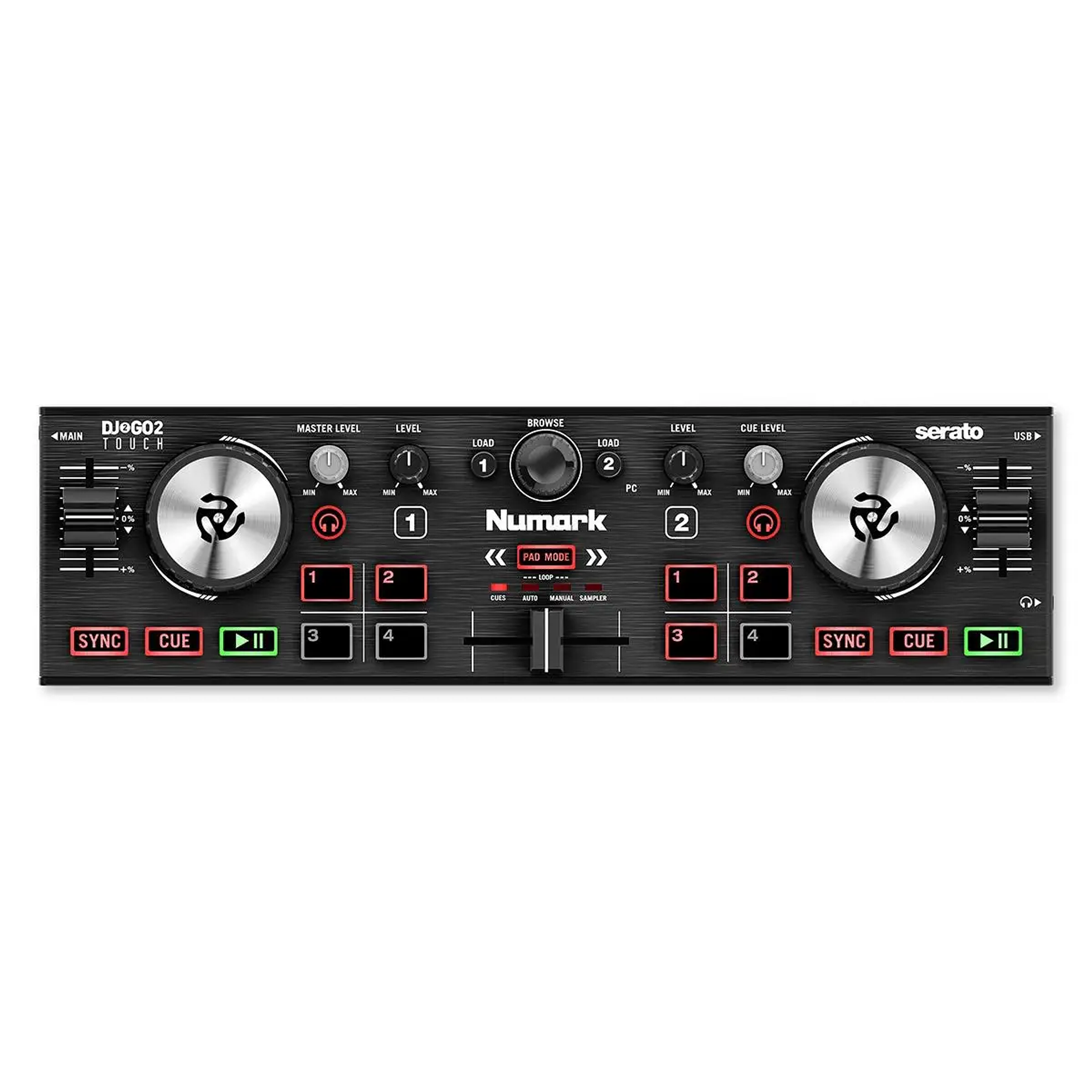 Controlador Dj DJ2GO2 Touch Numark 1
