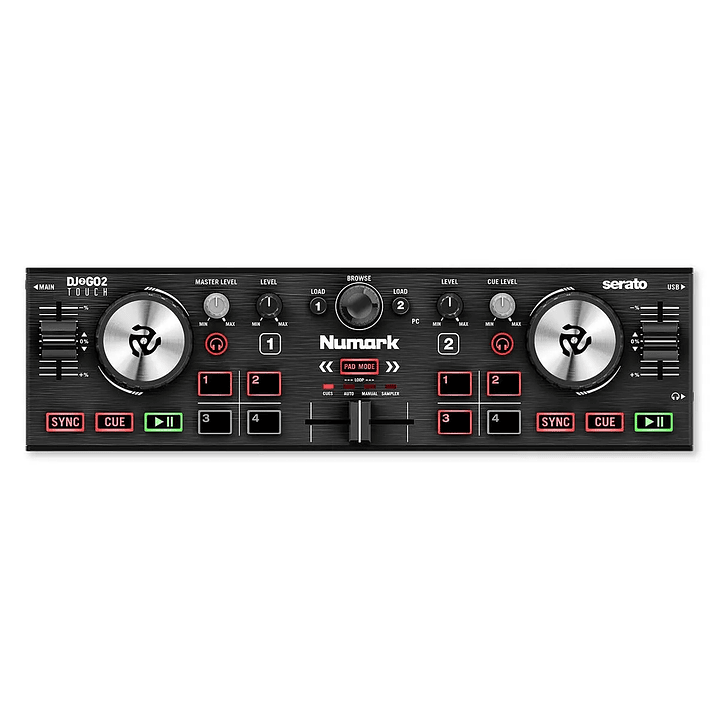 Controlador Dj DJ2GO2 Touch Numark 1