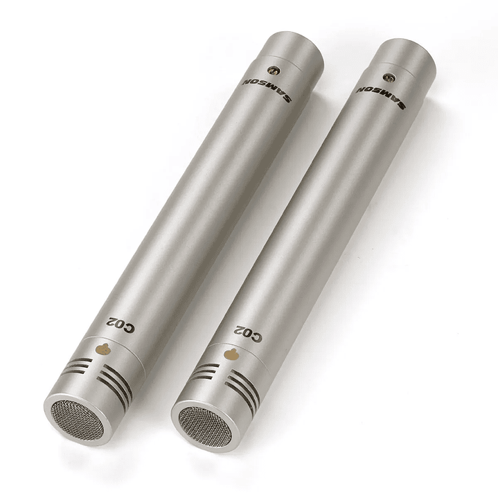Micrófono condensador Samson C02 (par) 1