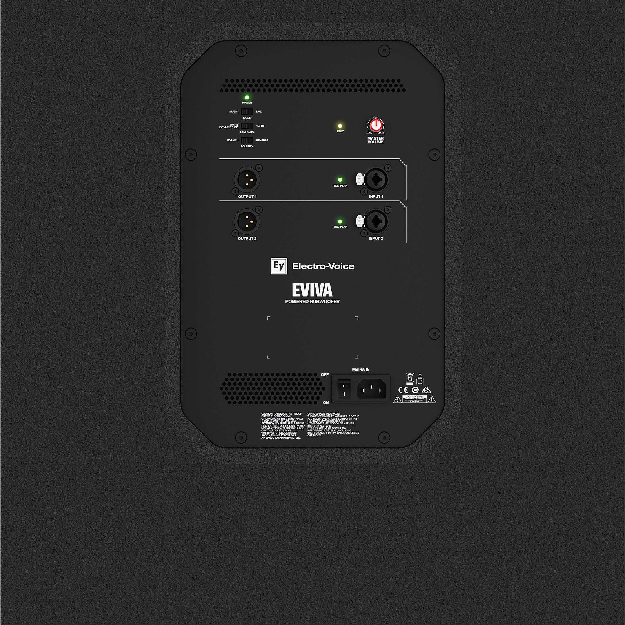 Sub Bajo Activo EVIVA 18SP 2