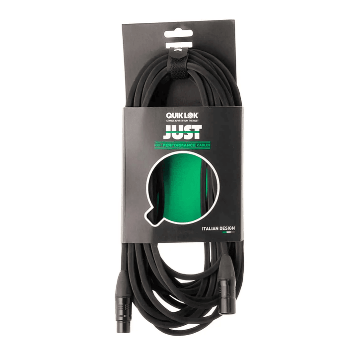 Cable de micrófono XLR Macho/Hembra 5 Metros – Quiklok 1