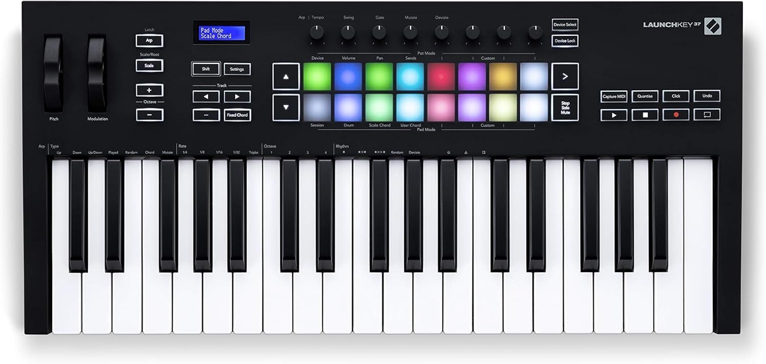 Controlador midi Novation Launchkey 37 Mk3