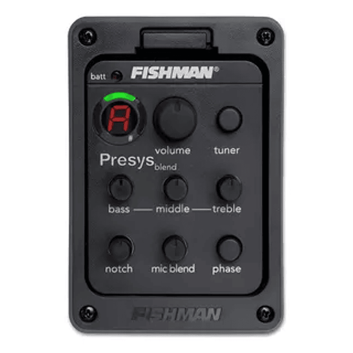 Capsula Guitarra Presys+ Control De Volumen Y Afinador Integrado Fishman PRO-PSY-201 1
