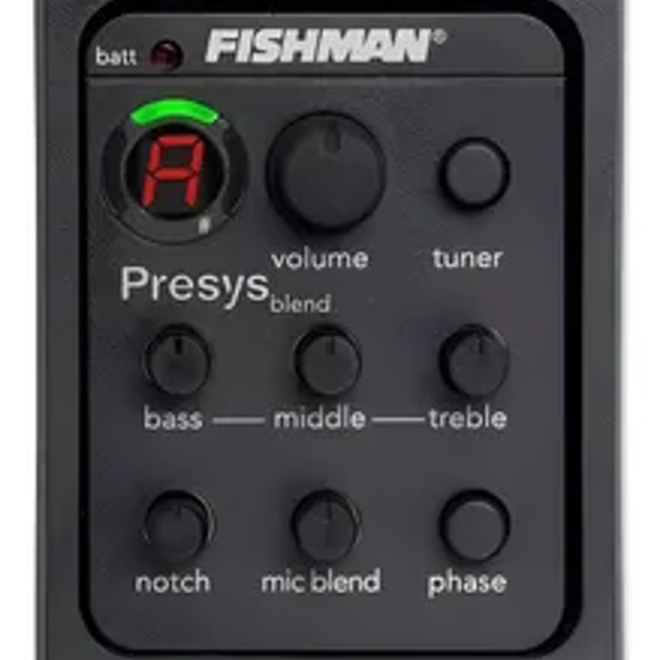 Capsula Guitarra Presys+ Control De Volumen Y Afinador Integrado Fishman PRO-PSY-201 1