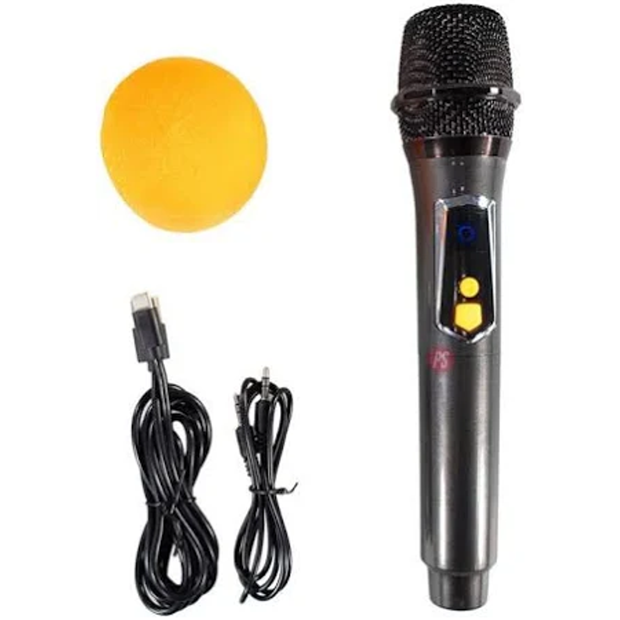 PARLANTE KARAOKE CON MICROFONO Y LUCES 5