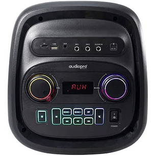 PARLANTE KARAOKE CON MICROFONO Y LUCES