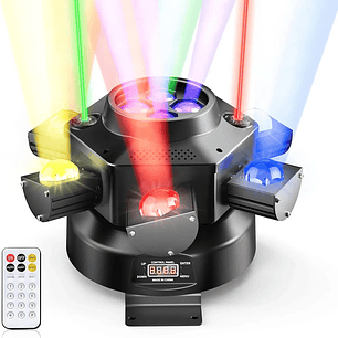 Cabeza Móvil De 6 Brazo Rgb Luz Láser Gobo Beam Laser 180w