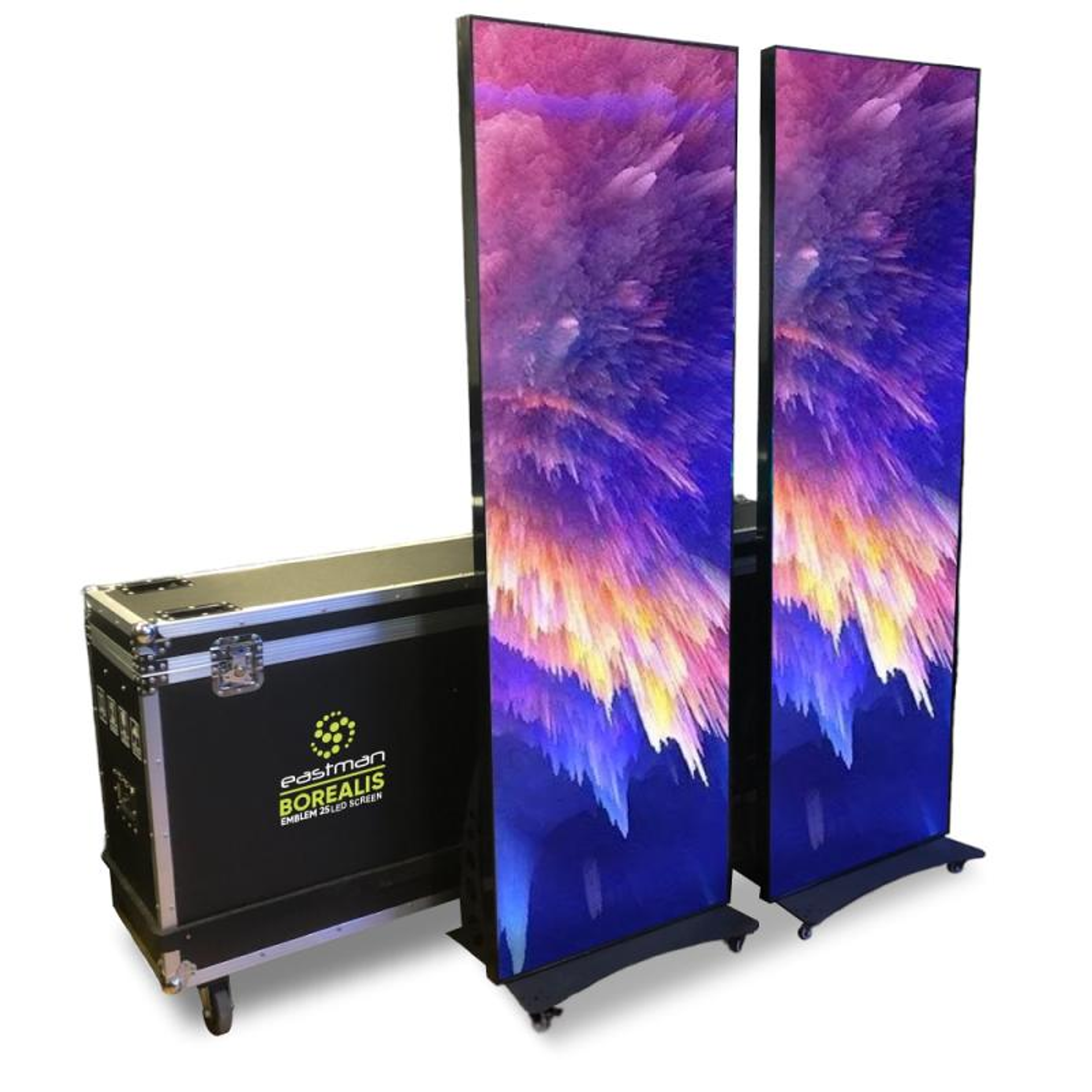 Pantalla Led Vertical Indoor 2.5 Eastman Borealis EMBLEM (Par + Case) 1