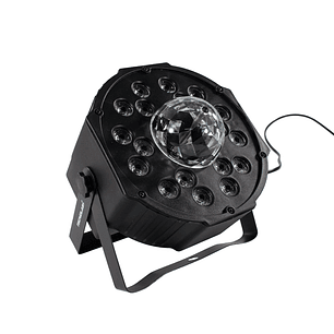 FOCO LED RGB PAR 18 GLOWBEAT DMX512 TL773 TECNOLAB
