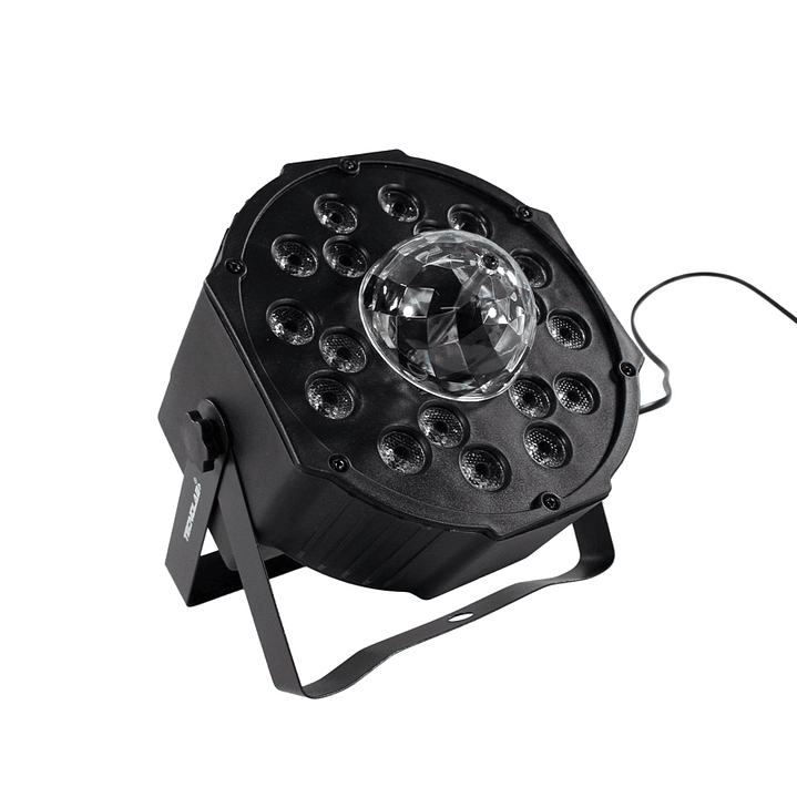 FOCO LED RGB PAR 18 GLOWBEAT DMX512 TL773 TECNOLAB 1