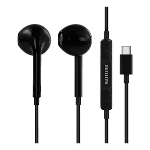 Audífonos Manos Libres Tipo-c Negro Aiwa
