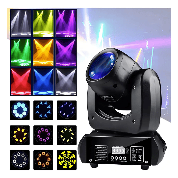  Cabeza Móvil Luz Prisma 130w 2