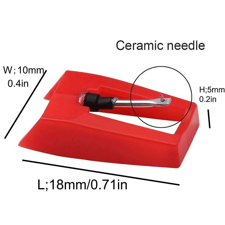 Aguja Repuesto Para Tornamesa Ion ICT09RS 1