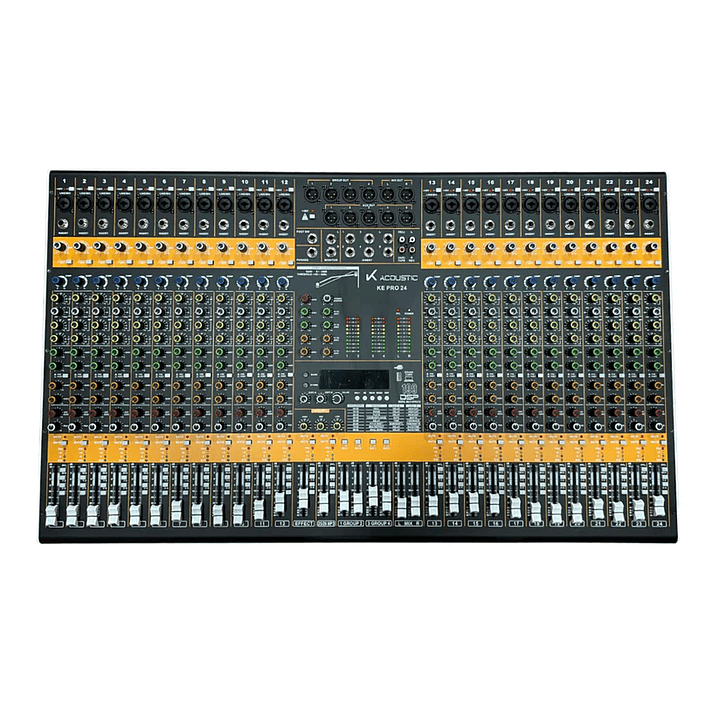 KE PRO 24 MIXER 24CH, FX, SUB GRUPO K ACOUSTIC 3