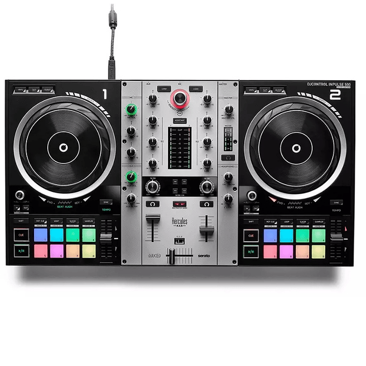 Hercules DJ Control Inpulse 500 Silver Edition 1