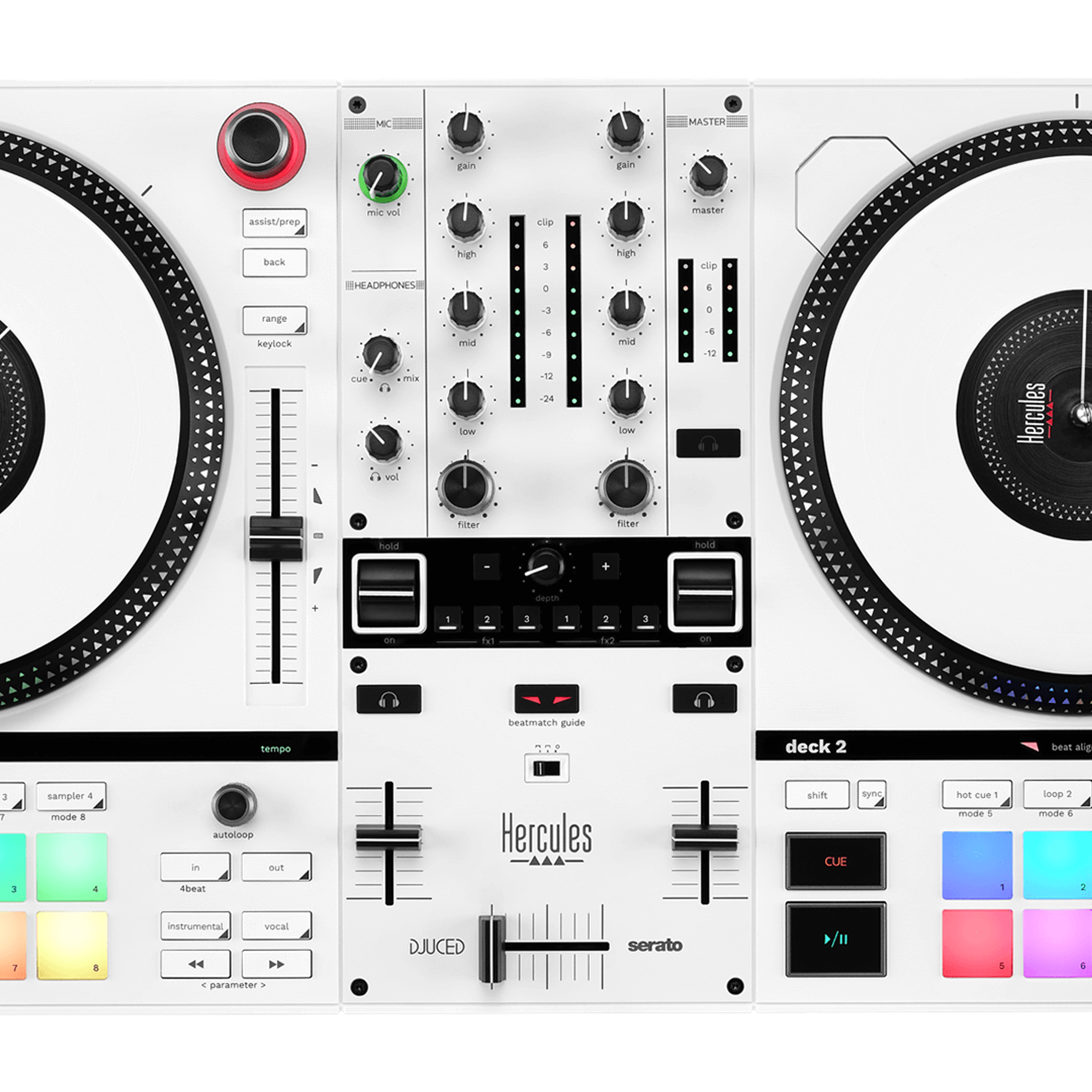 Hercules DJ Control Inpulse T7 White Edition 1