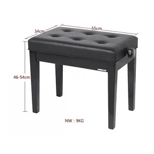 Banqueta para Piano Profesional Ajustable B211 HEBIKUO