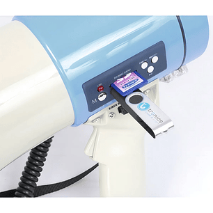 Megafono Portatil Altavoz Fuerte 50w Bateria Recargable