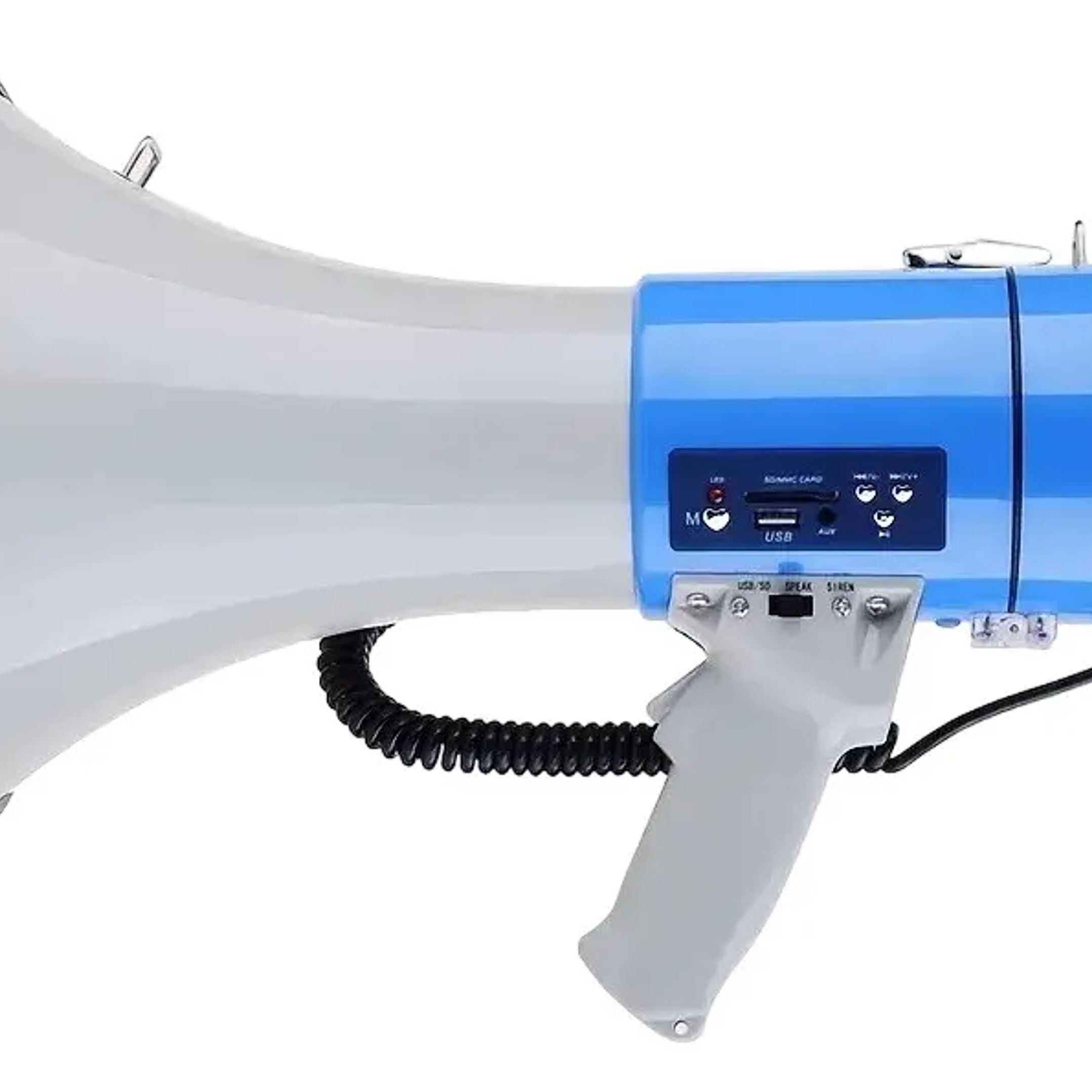 Megafono Portatil Altavoz Fuerte 50w Bateria Recargable 1