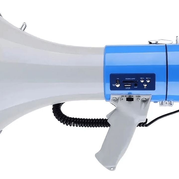 Megafono Portatil Altavoz Fuerte 50w Bateria Recargable 1