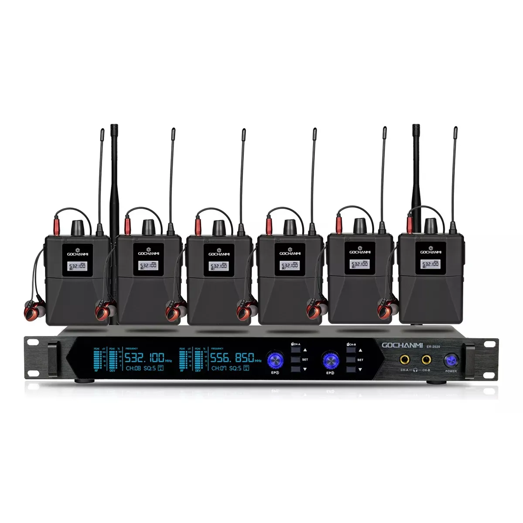 Gochanmi Er2020y Sistema De Monitoreo 2 Canales 6 Receptores 1