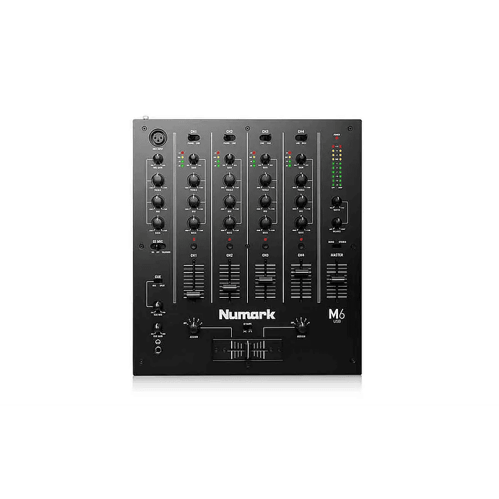 Mezclador Scratch 3 Canales Para Djs M6 Usb Black - Numark 1