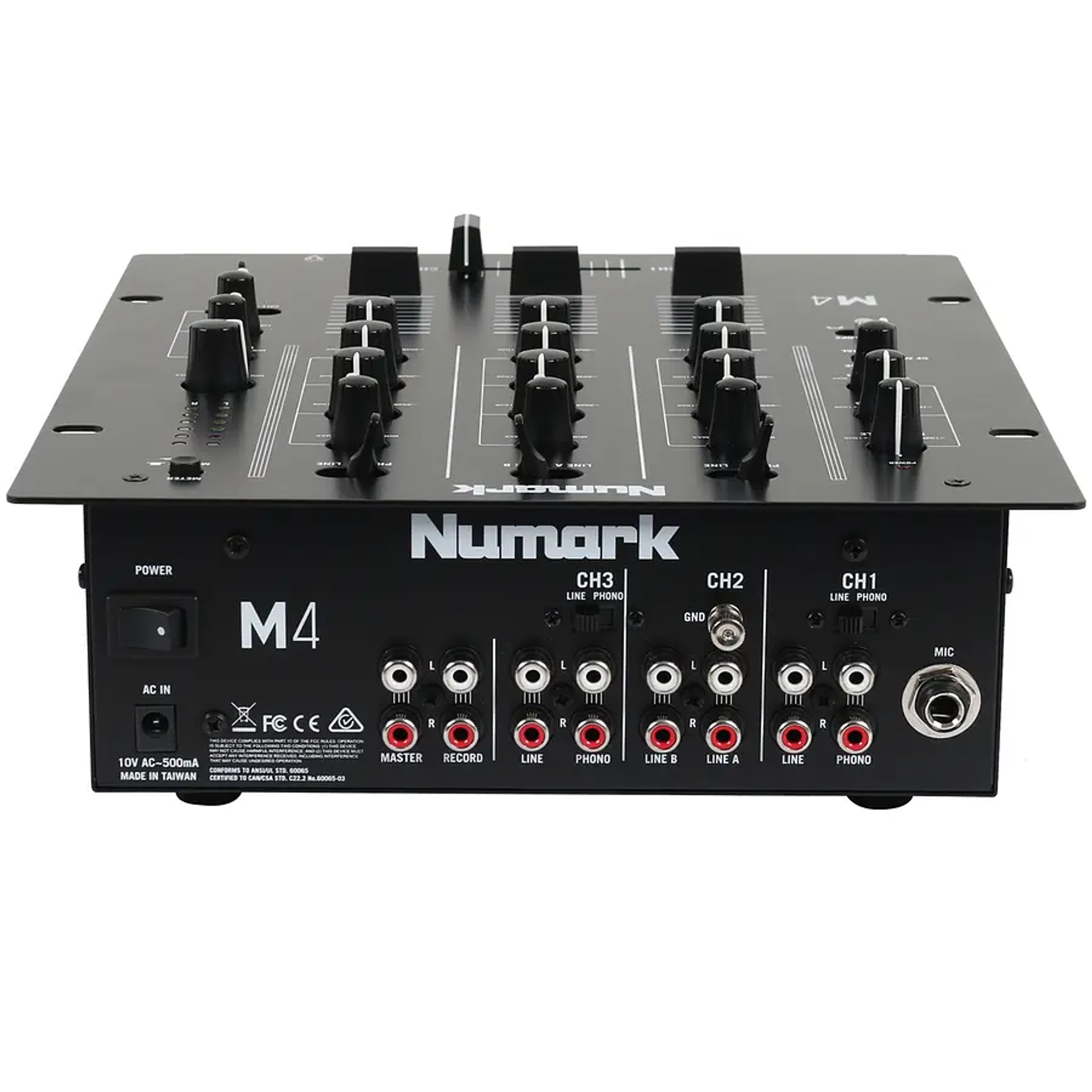 Mezclador Scratch De 3 Canales Para Djs M4 Black - Numark 2