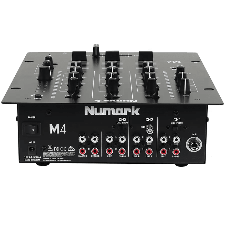 Mezclador Scratch De 3 Canales Para Djs M4 Black - Numark 2